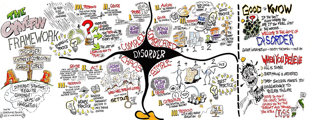 Cynefin framework by Edwin Stoop