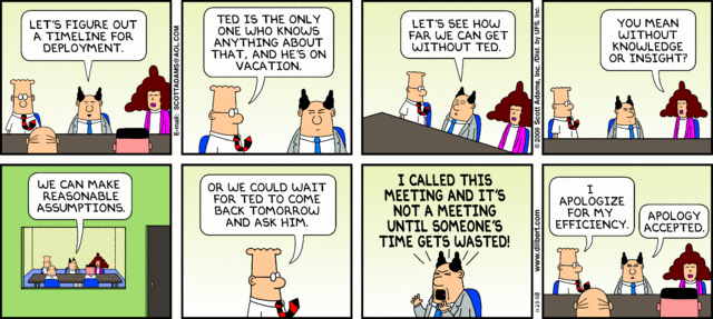 staff meeting dilbert