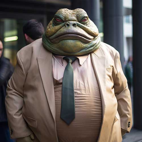 Jabba in a power suit looks weird