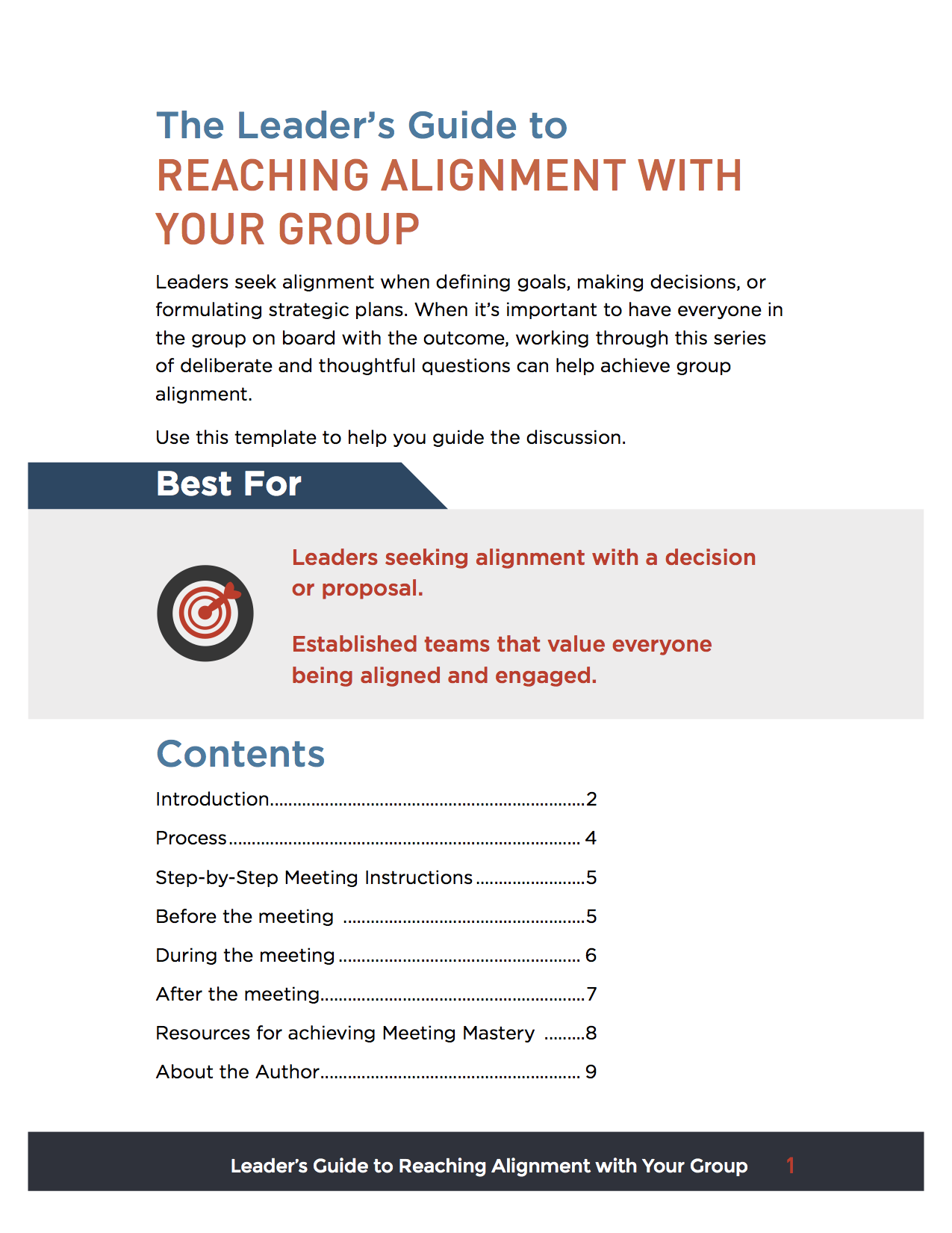 The Facilitator's Guide to Getting Alignment with Your Group