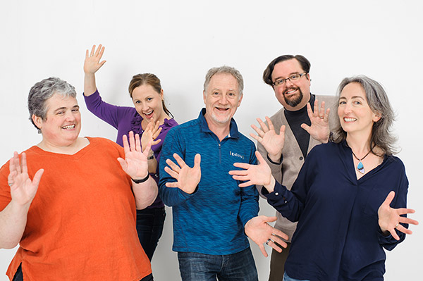 The Lucid Team does jazz hands!