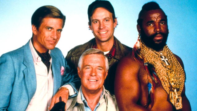 Photo: Cast of the TV show "The A-Team"
