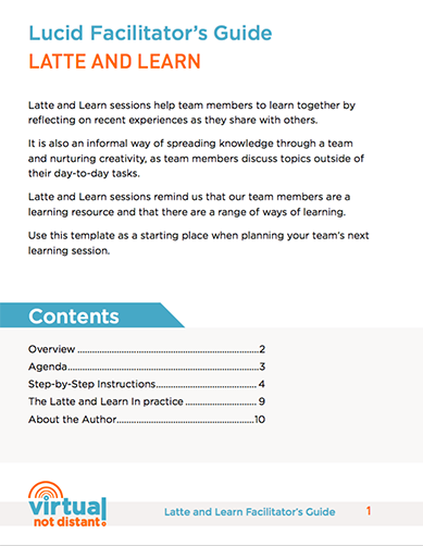Download the Latte and Learn Facilitator's Guide