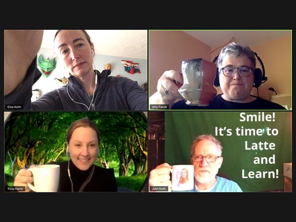 Our Latte & Learn meeting happened online